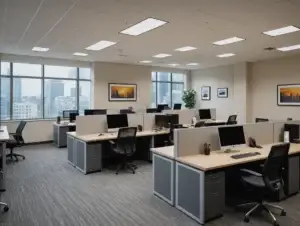 Illustration of cybersecurity protection for small businesses